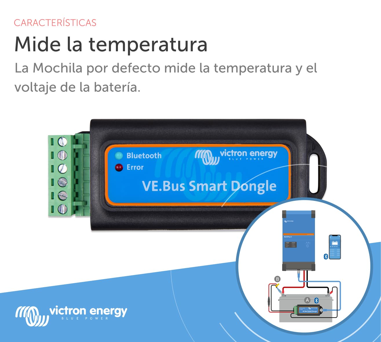 Victron Energy VE.Bus Smart Mochila (Bluetooth)