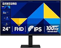 Samsung 24" S30GD FHD IPS Monitor 100Hz Refresh Rate, Eye Care, Game Mode LS24D304GANXZA