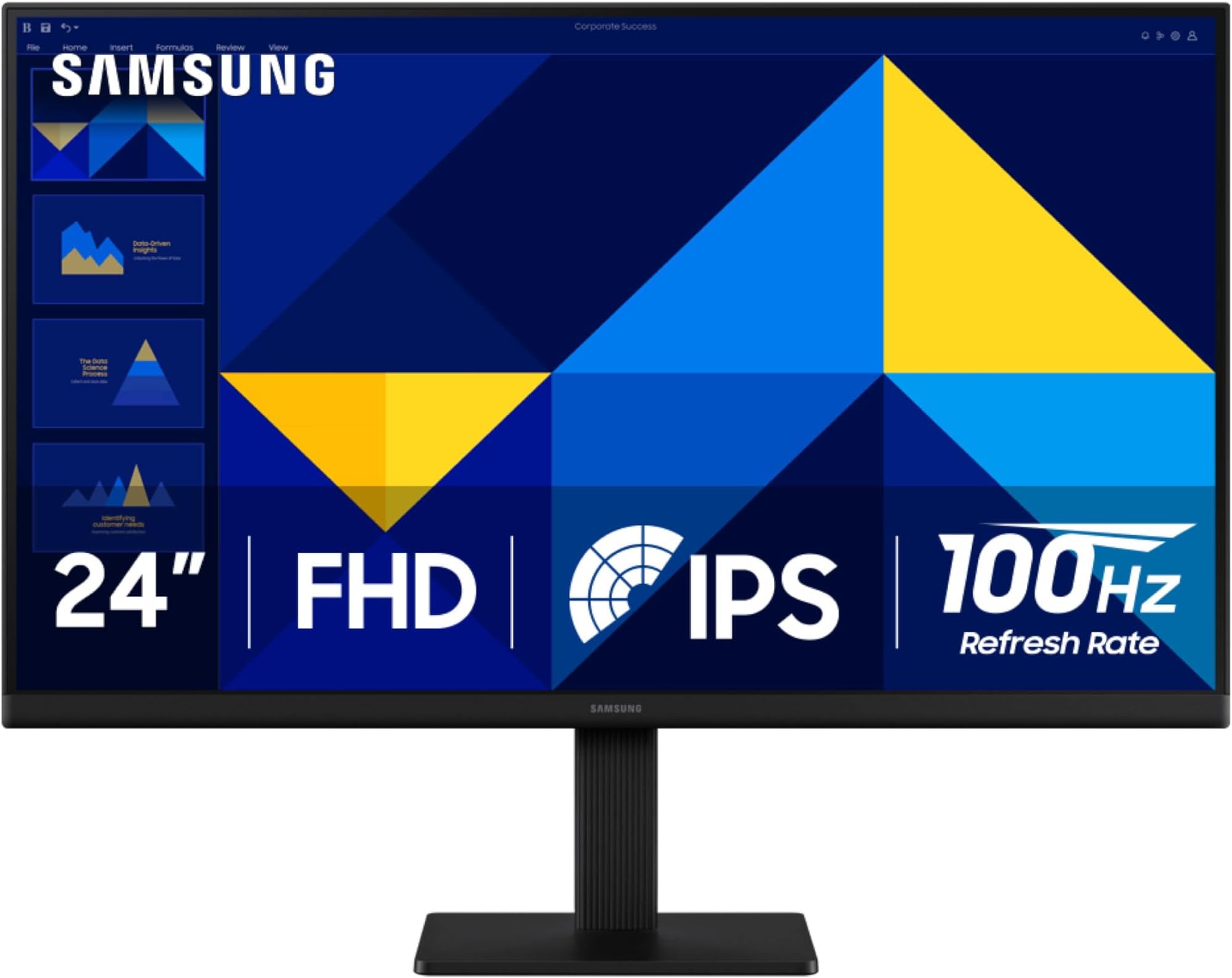 24" (S30GD) Essential Monitor with IPS Panel and Tilt Only Stand, 100Hz Refresh Rate, Ergonomic Design, Advanced Eye Care, Game Mode, LS24D304GANXZA
