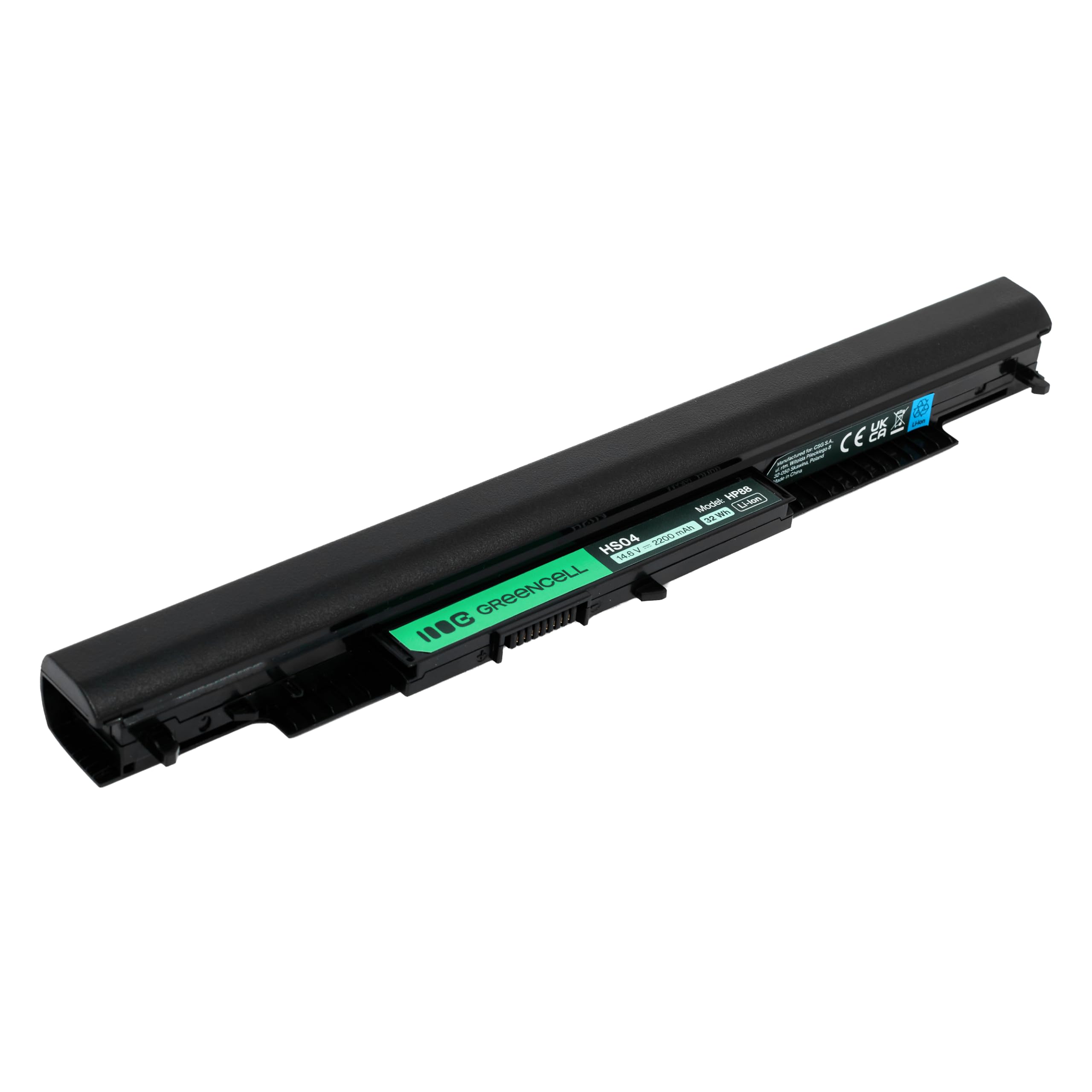 Green Cell Batterie HS04 HSTNN-IB7B HSTNN-LB6V 807957-001 pour HP 250 G4 250 G5 255 G4 255 G5 240 G4 240 G5 245 G4 245 G5 246 G4 256 G4 340 G3 346 G3 348 G3 Ordinateur PC Portable (2200mAh 14.6V)