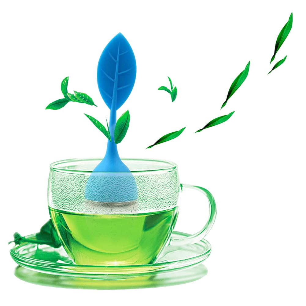 4 Infuseurs à Thé En Acier Inoxydable - Forme Fleur Avec Soucoupe - Pour Thé En Vrac Ou Épices - Lavables Au Lave-Vaisselle