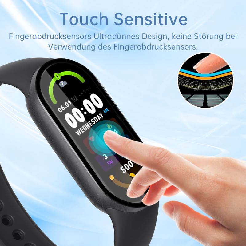 Aerku 3 stuks beschermfolie compatibel met Xiaomi Mi Band 9 voor