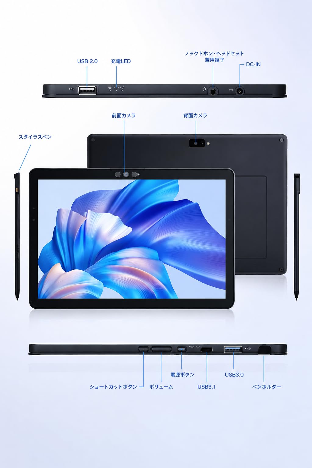 Amazon.co.jp: FUJITSU ARROWS Tab V727 12.3 Inch Full HD Tablet PC