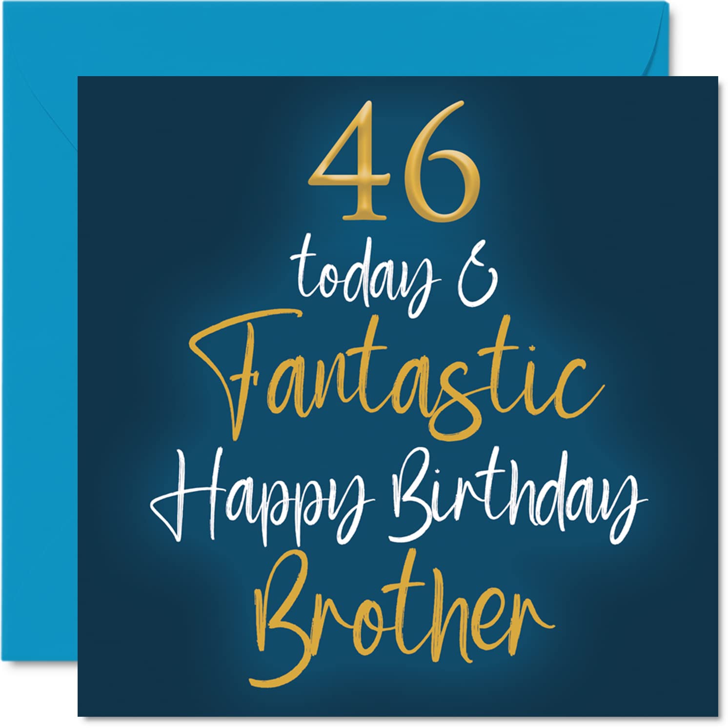 Amazon | Fantastic 46歳の誕生日カード 兄弟用 - 46 Today