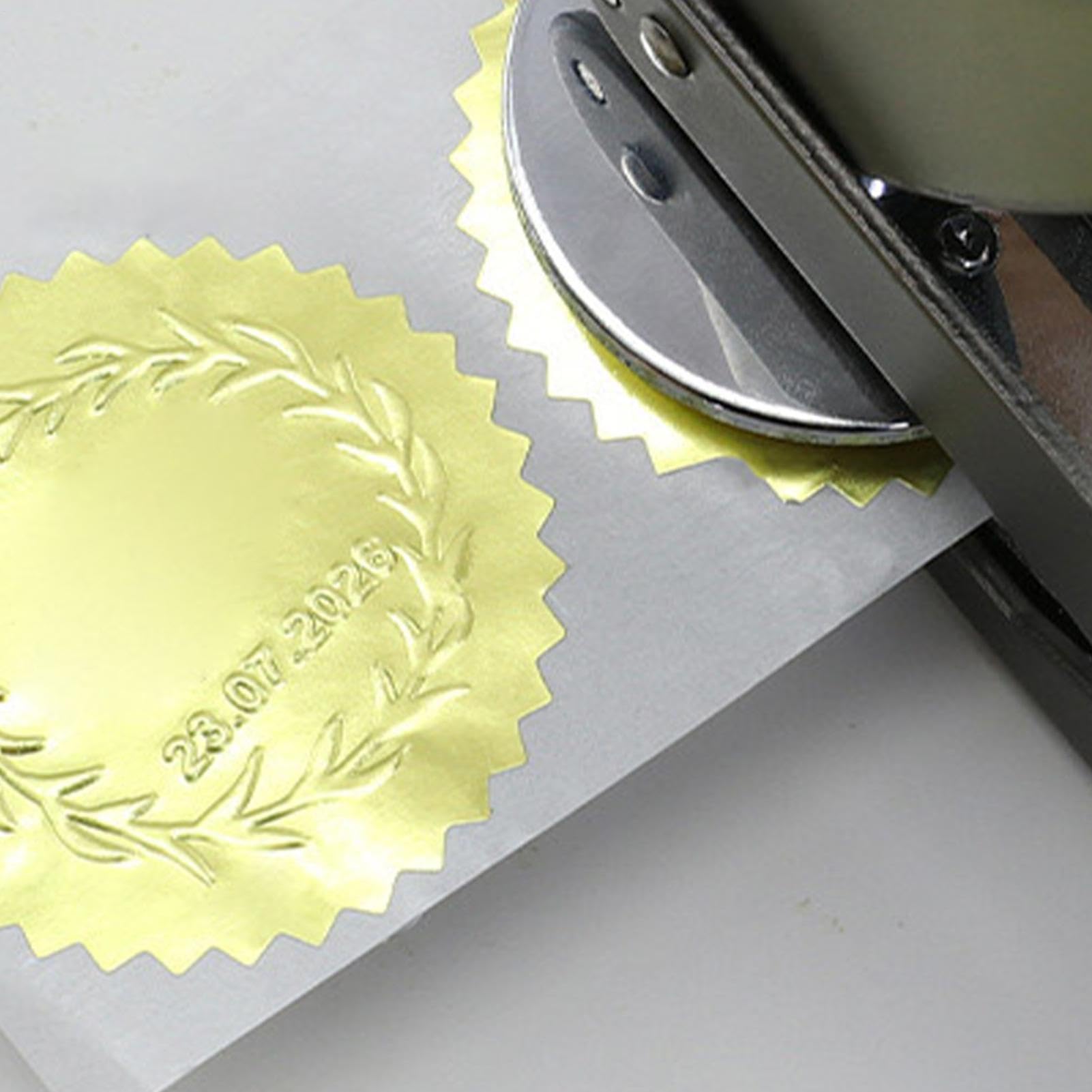 Clear Pattern Book Embosser – narzędzie do pieczęci rzemieślniczych, Custom Mark Paper Stamper, dostawa biurowa z precyzyjnym wzornictwem, narzędzie do brandingu z trwałą konstrukcją, akcesoria do
