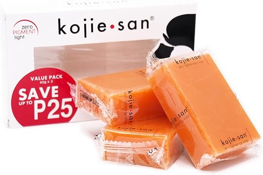 Kojie san Skin Lightening Soap 2.3 oz 65 g 3 pcs Kojie san Skin Lightening Soap 2.3 oz 65 g Pack of 3