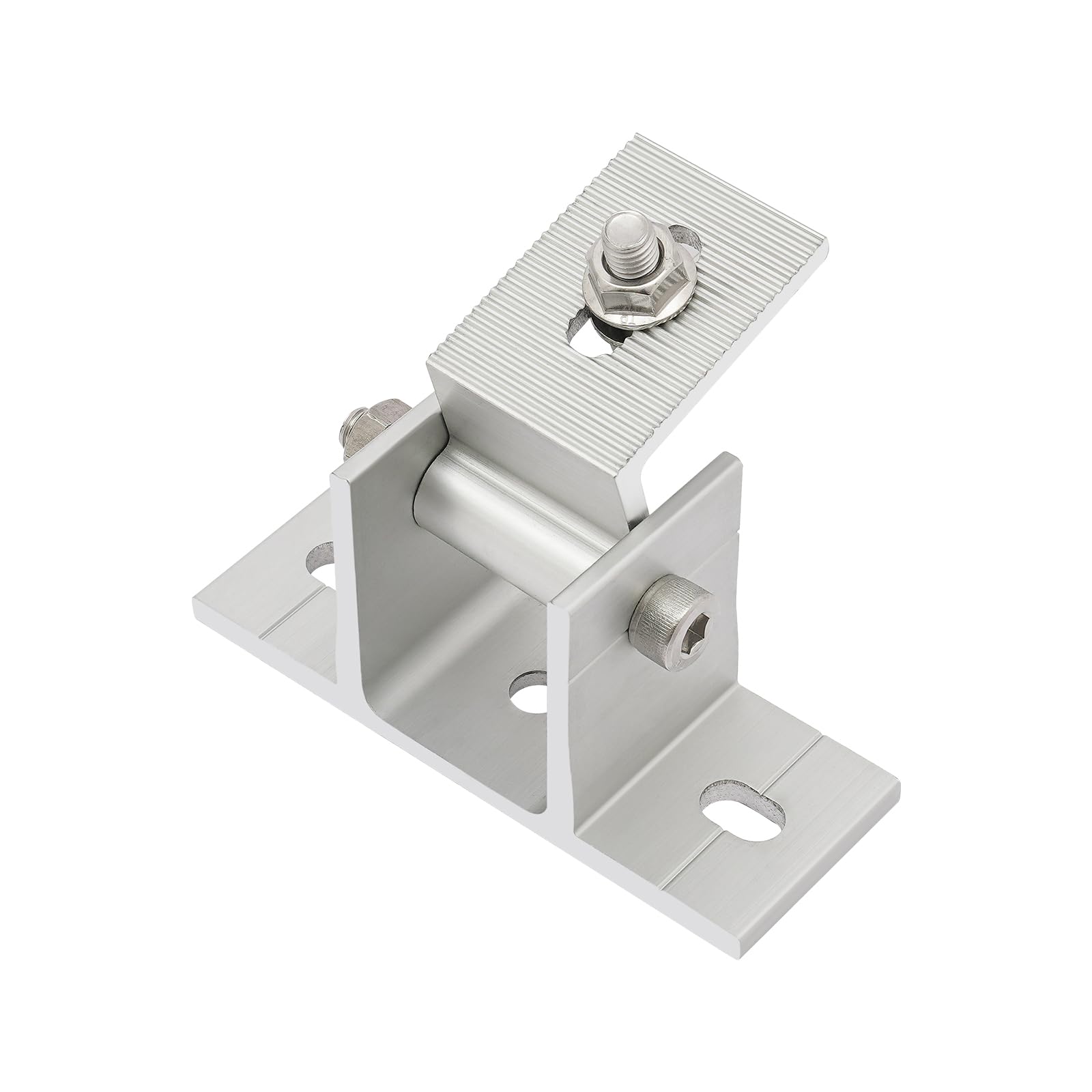 Supporto per pannello solare, regolabile, per balcone, tetto, roulotte (2 paia)