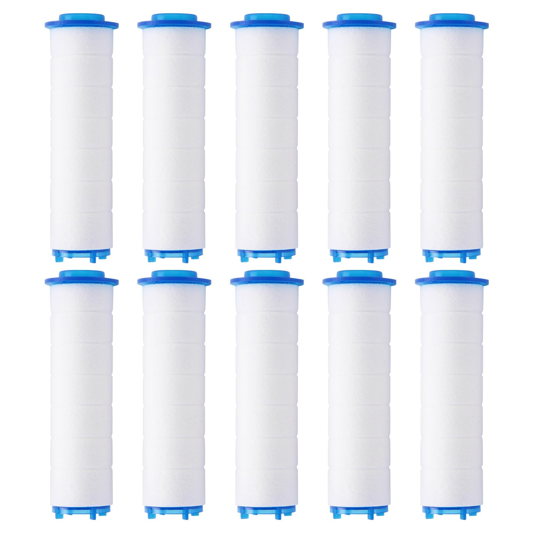 80 filtros de agua de ducha de alto rendimiento para agua dura, eliminación de cloro, cuidado mejorado de la piel y el cabello, ajuste universal, reemplazo de cabezal de ducha fácil instalación