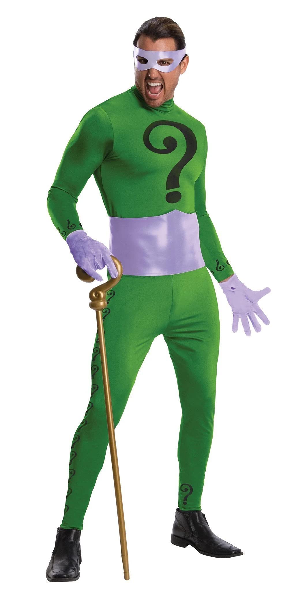 Rubie's Official Adult's The Riddler Grand Heritage Costume Batman - Standard