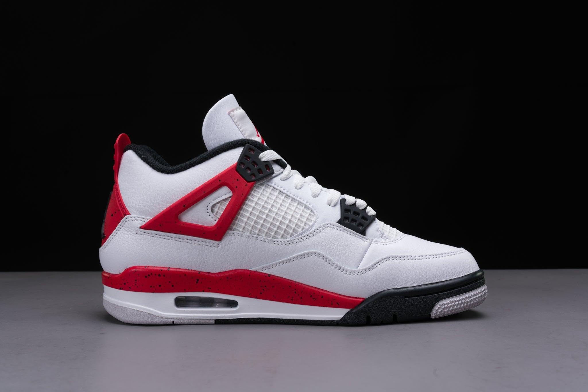 AIR JORDAN 4 Retro 'Red Cement' DH6927-161 Size