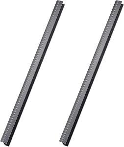 Amazon.com : Chinco 2 Pieces PVC Drawer Hanging File Rails Black ...