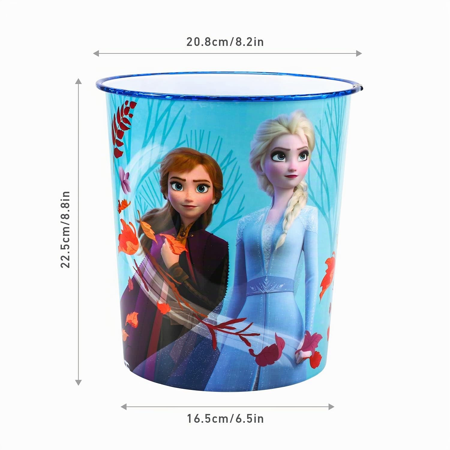 Stor PAPELERA FROZEN II BLUE FOREST