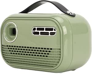DLP Projector, 100-240V Green Mini Projector 4K 1080P Rechargeable ...