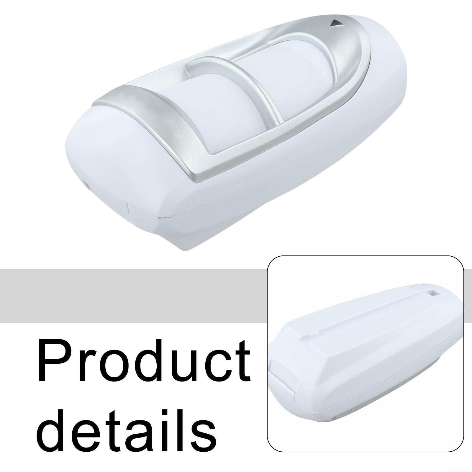 Alarma con sensor de movimiento PIR para protección exterior del hogar con cobertura de detección de 110 grados e interfaz de relé de estado sólido