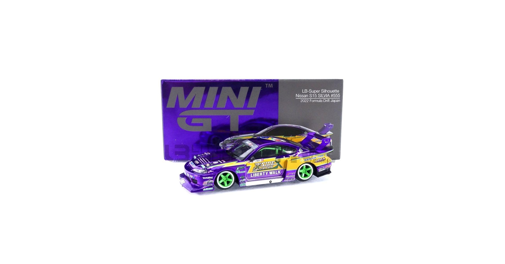 Buy TrueScale Miniatures MINI GT 1/64 Nissan Silvia (S15) LB