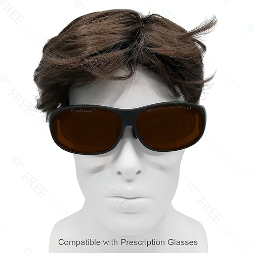 Miniatura 5 de FreeMascot OD 6+ 190nm-550nm800nm-1700nm longitud de onda profesional láser gafas de seguridad gafas protectoras de ojos