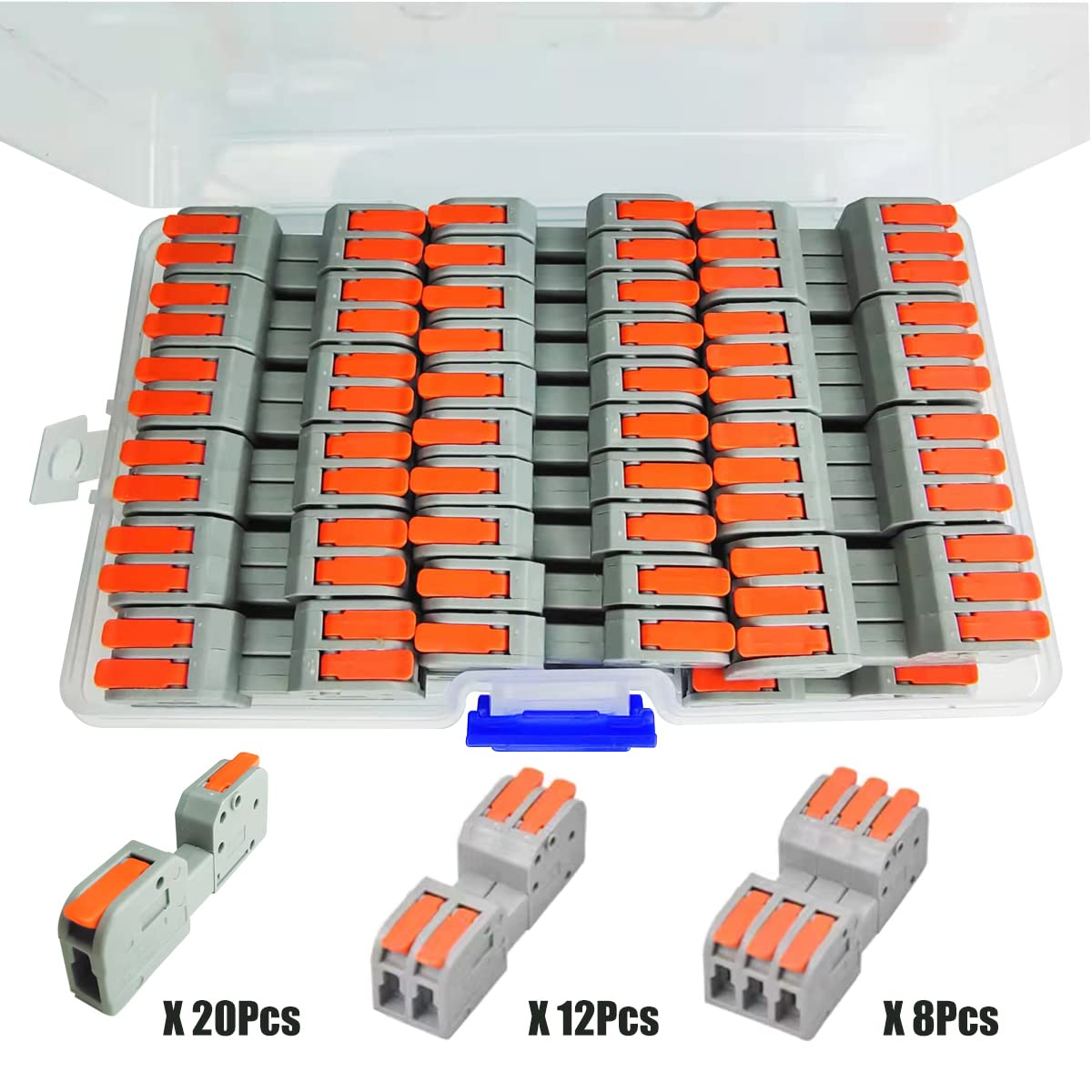 Buy UOHGDPY 40PCS Lever Wire Connector, Pair Plug Lever Wire Connector