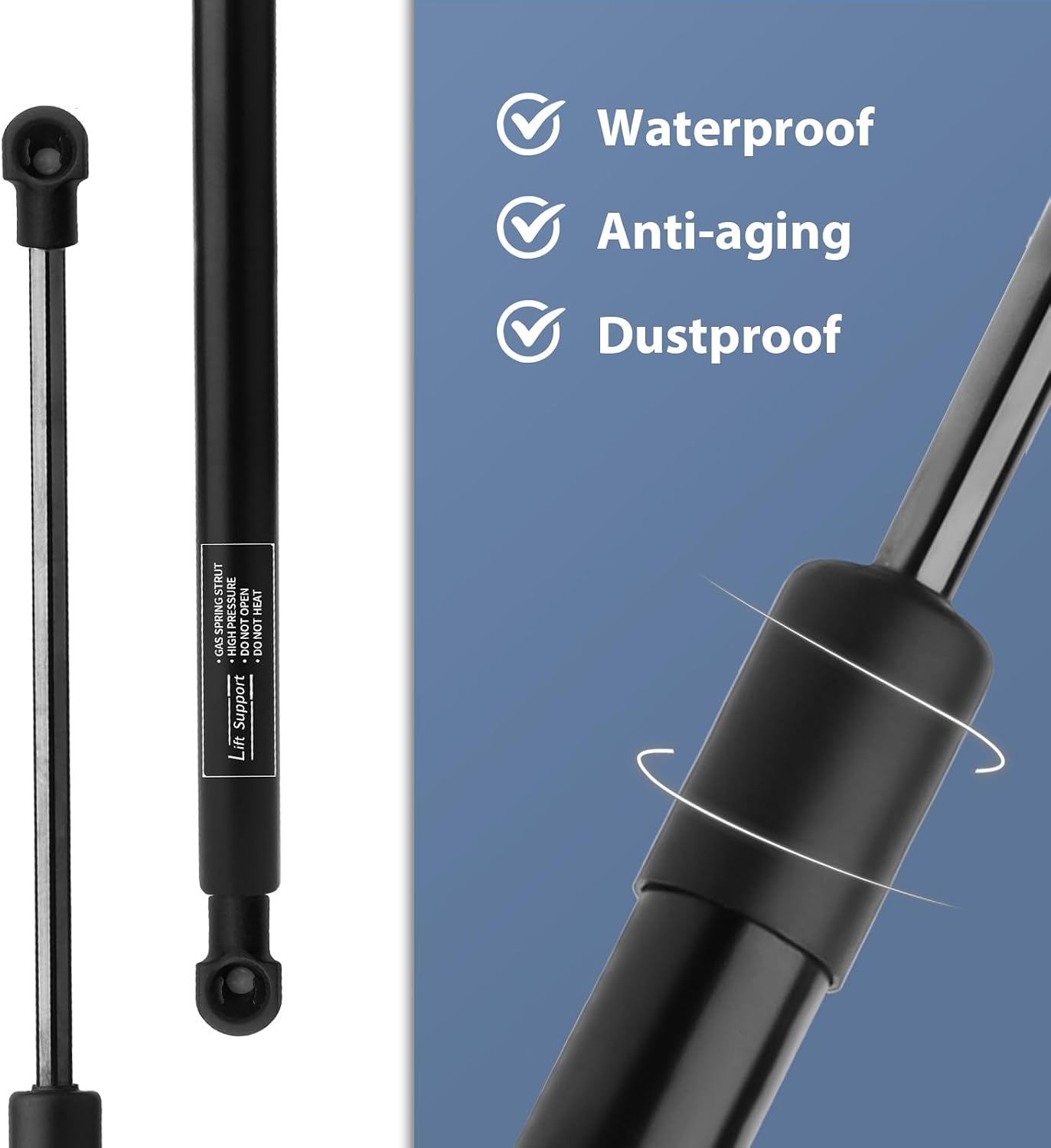 Rear Hatch Tailgate Lift Supports for Toyota Yaris 2006 2007 2008 2009 2010 2011 Hatchback Gas Shock Struts PM2053A 689500W391