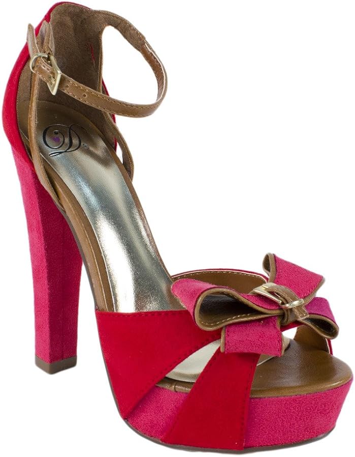 tacones fucsia