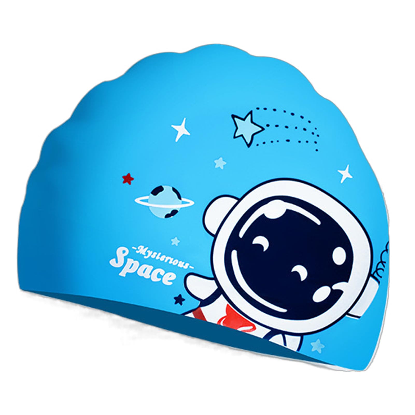 Gorro de natación de Silicona para Familia de Gatos para niños con diseño de Dibujos Animados,Impermeable, protección para los oídos,no aprieta,Bonito Gorro de natación,Ideal para Nadar