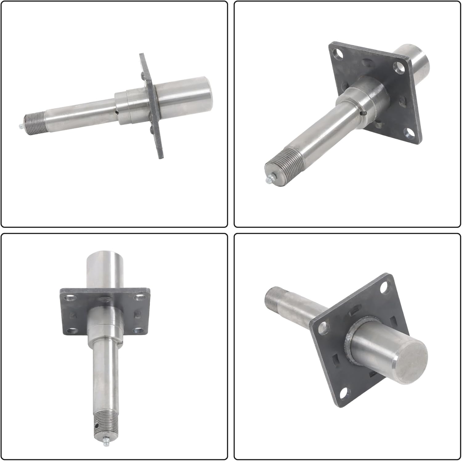 GXYWADY 2 Sets BT16 Round Spindle with Fastening Accessories with Brake Flange