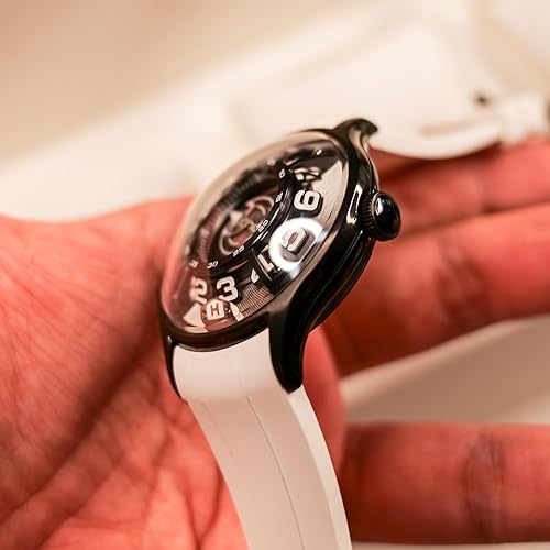 Miniatura 5 de OBLVLO Curvatura Motor Estrella Rotor Mecánico Reloj Automático 316L Acero Hombres Super Luminoso Azul Luz Nocturna Impermeable Relojes BLM