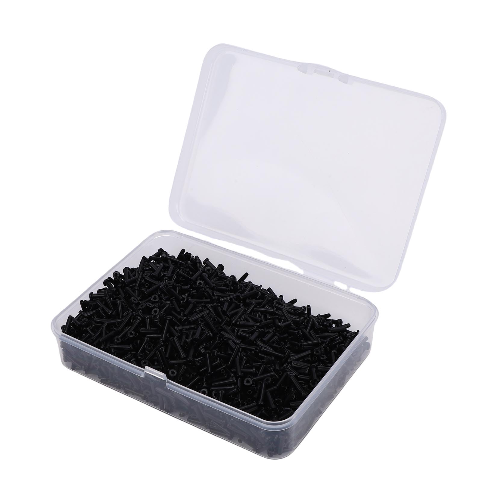 Generic Épaisseur en Nylon Vigoureuse de Chapeau du Matériel 2.1x8.3mm 0.8mm D'oeillets de Raquette de Badminton de Réduction de Bruit