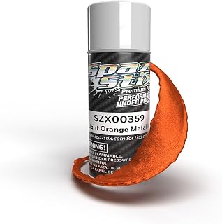 SpazStik SZX00359 Light Orange Metallic Aerosol Paint, 3.5oz Can