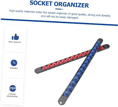 6pcs Quality Socket Holder Organizer Socket Frame Holder Rotation for Tools