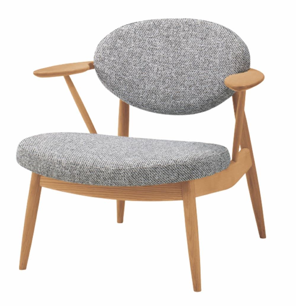 Amazon｜柏木工 イージーチェア(オーク) W760×D700×H730・SH380