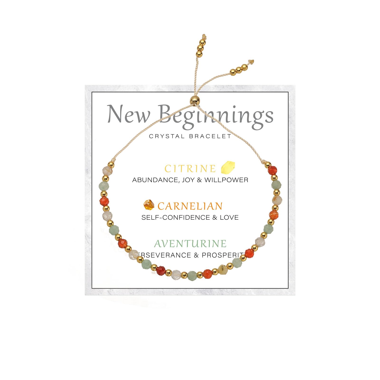 Flvkev Anxiety Relief Items Bracelet for Women, Depression Stress Relief Anti Anxiety Gifts Spiritual Jewelry Natural Healing Crystals for Calm &