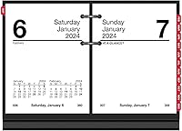 Vista 5 de AT-A-GLANCE Recambio de calendario de escritorio diario 2024, 3 x 3-3/4 pulgadas, mini, hojas sueltas (E9195024)
