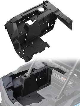 Left Side Bed Box for Polaris RZR XP 1000/ Turbo | Rear Luggage Storage Section for Polaris RZR XP4 1000/Turbo S/RZR XP Turbo 2014-2023 Accessories, Replace OEM #5454271