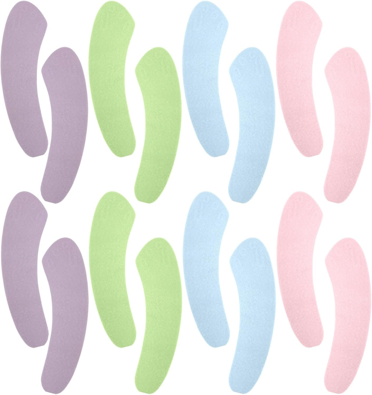Multi-Colored Adhesive Toilet Seat Covers: 16 Pcs Plush Lint Cushions For All Seasons