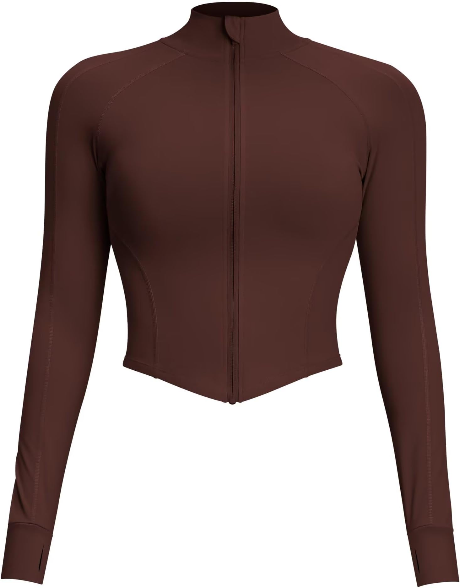 QUEENIEKE Women's Running Jacket Breathable Lightweight Sports Jacket Zipper Workout Jacket with Pocket for Yoga Fitness