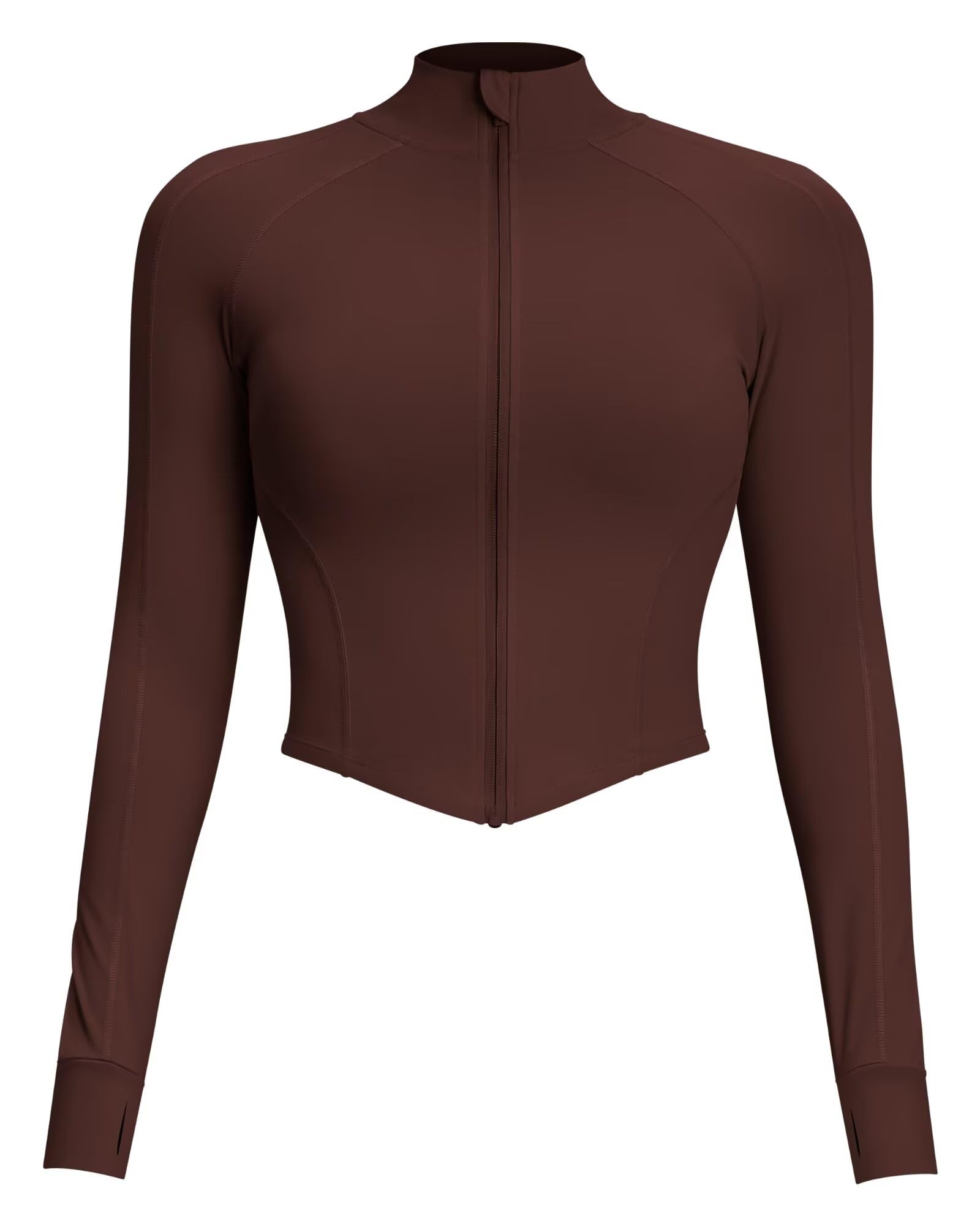 QUEENIEKE Women's Running Jacket Breathable Lightweight Sports Jacket Zipper Workout Jacket with Pocket for Yoga Fitness