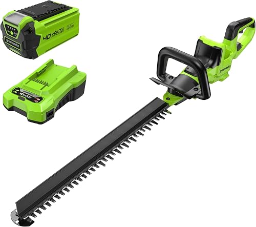 40V 26 in Cordless Hedge Trimmer, 2.0 Ah Battery and Charger