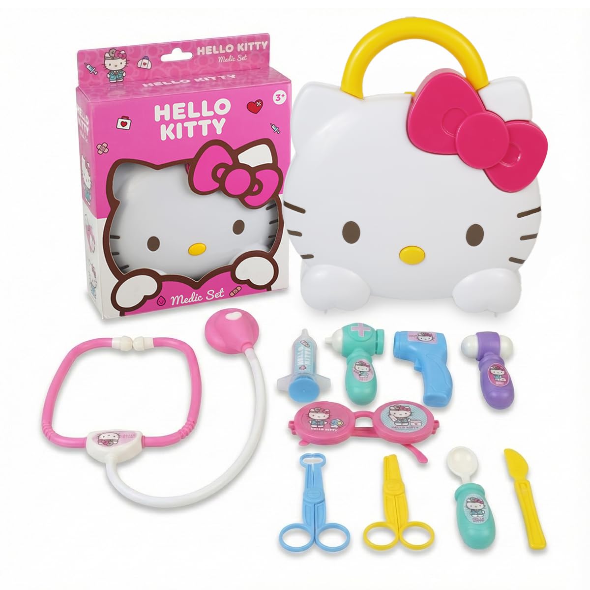 m*〜様 Hello Kitty x BABYTECTOR Hello Kitty Doctor CASE Set by Genie's Toy Bus | Portable Doctor