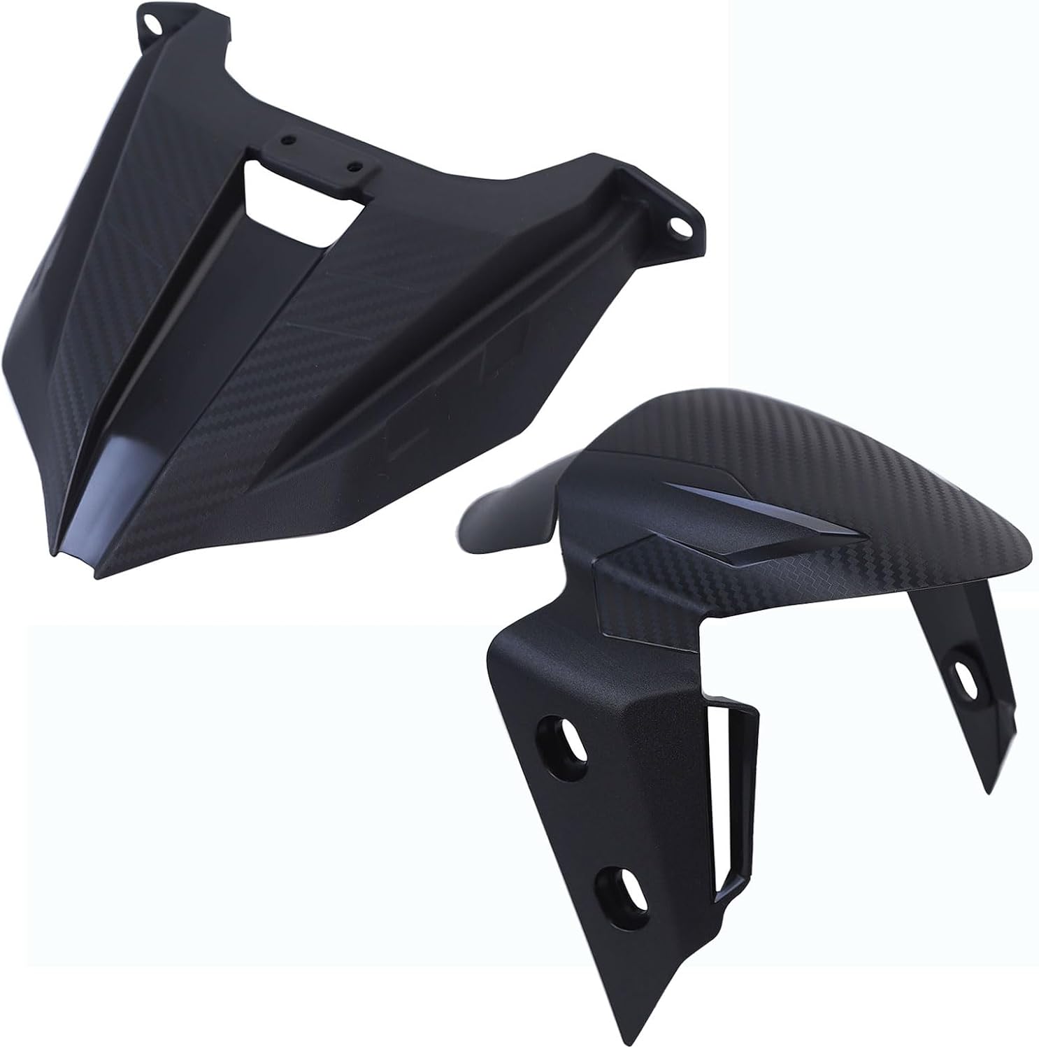 Mokuo Motorcycle Front Fender Modification Kit Set in PP Material Compatible with YAMAHA Zuma 125cc 2023