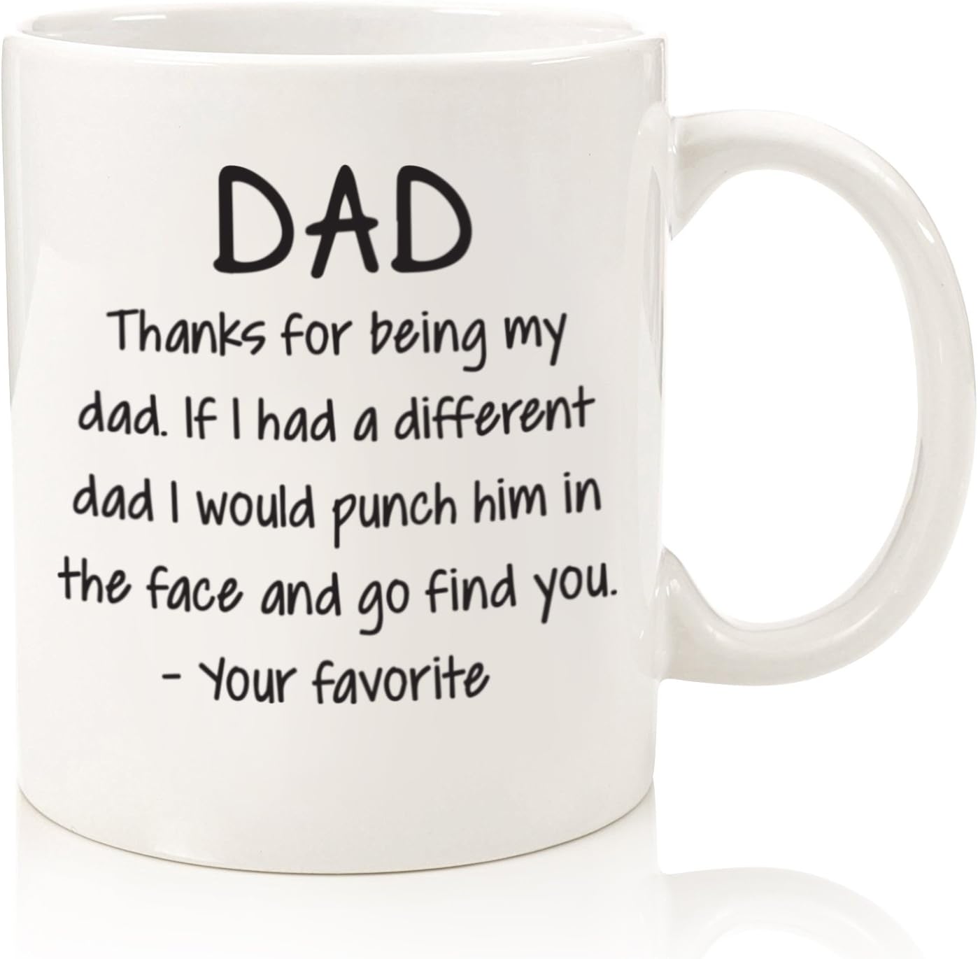 Thanks For Being My Dad Funny Mug