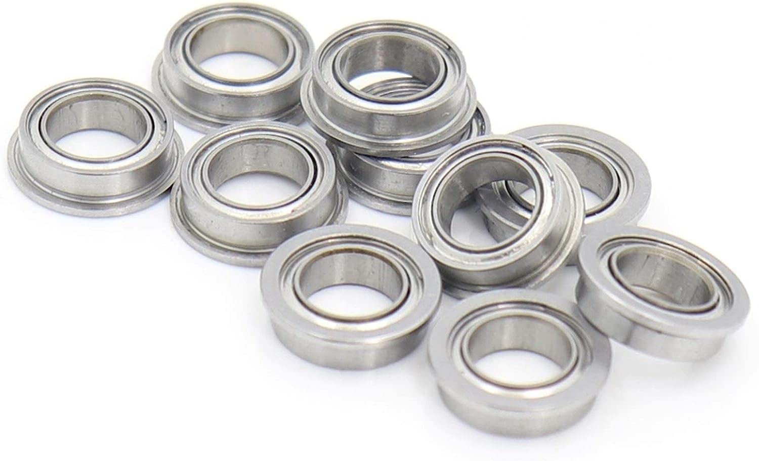 SMF62ZZ - Rodamiento de bolas de una sola fila ABEC-1, 5 unidades, 2 x 6 x 2,5 mm, rodamientos de bolas de acero inoxidable en miniatura S LF620ZZ MF62 SMF62 ZZ