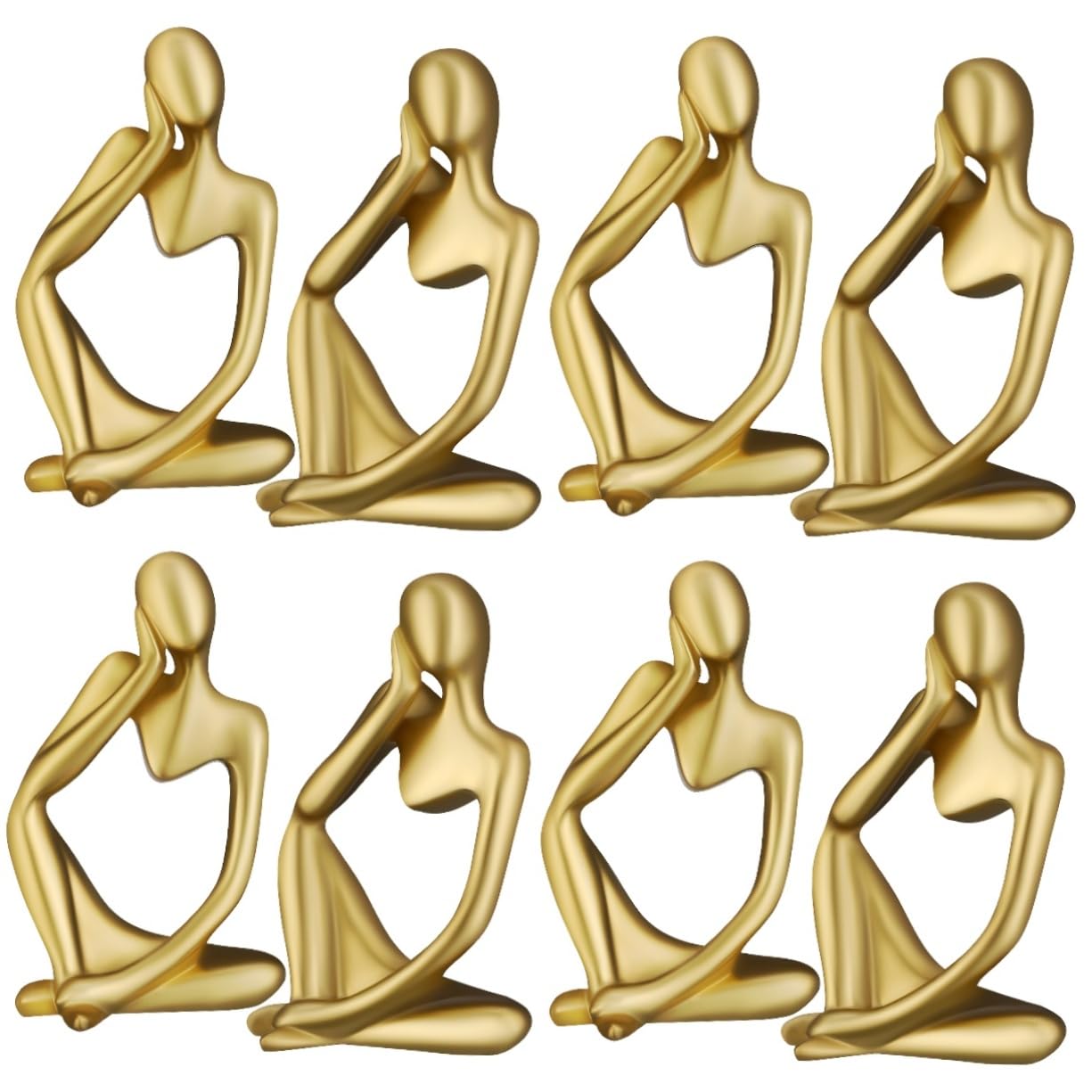8 STK Ornamente zum einzug für den einzug wichtelfiguren Einweihungsgeschenk Wohnaccessoire Statuen für die Inneneinrichtung Denker-Statue Bürodekoration Harz