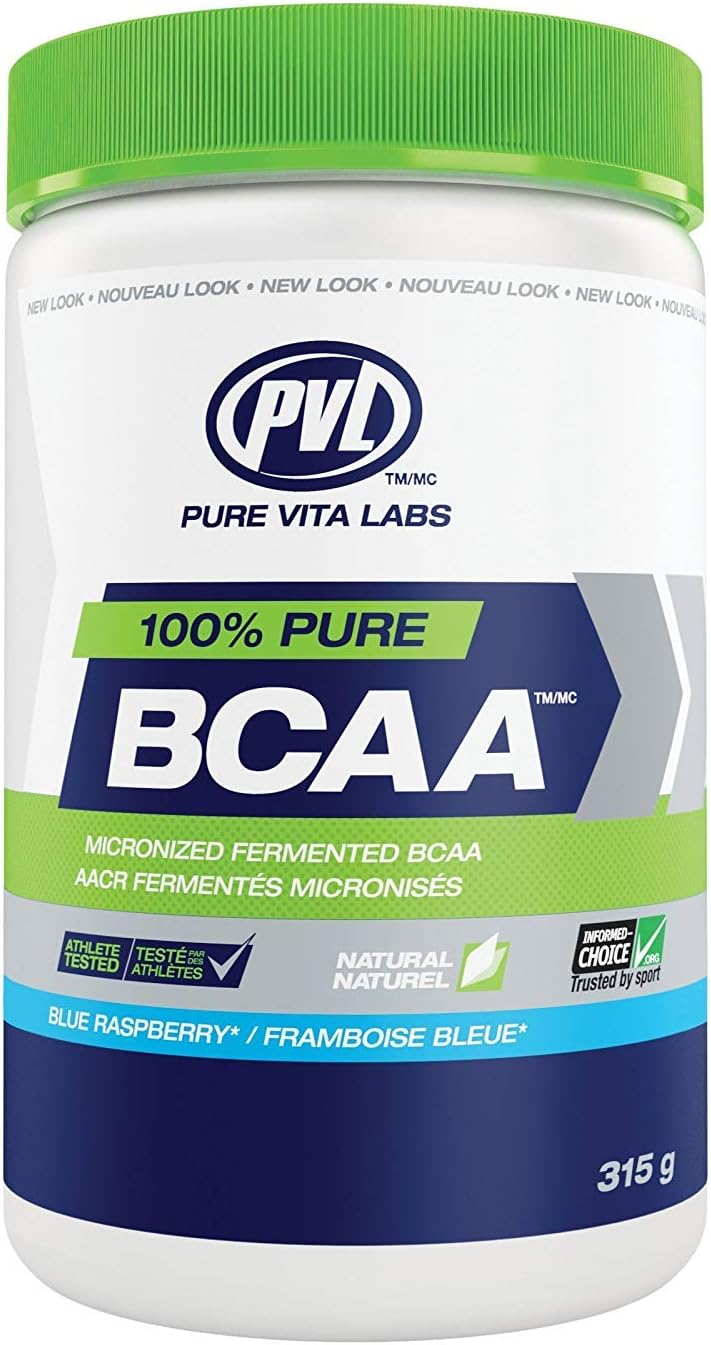 PVL Essentials 100% Pure BCAA Blue Raspberry, 300 g