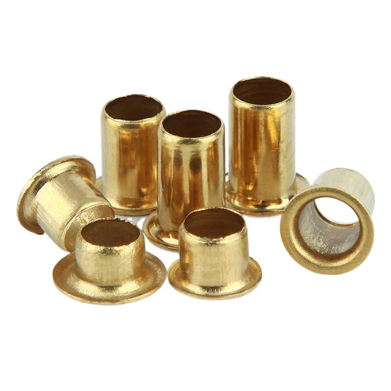 100pcs M5 M6 Hollow Rivet Copper Hollow Rivet Double-sided Circuit Board PCB Vias Nails (Color : 5mm_M6)