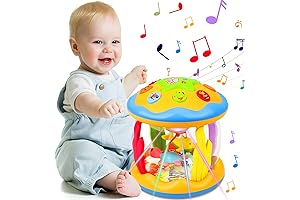 Baby Sitting Up Toys - Interactive Music & Light Learning Toys for 6-12 Month Olds