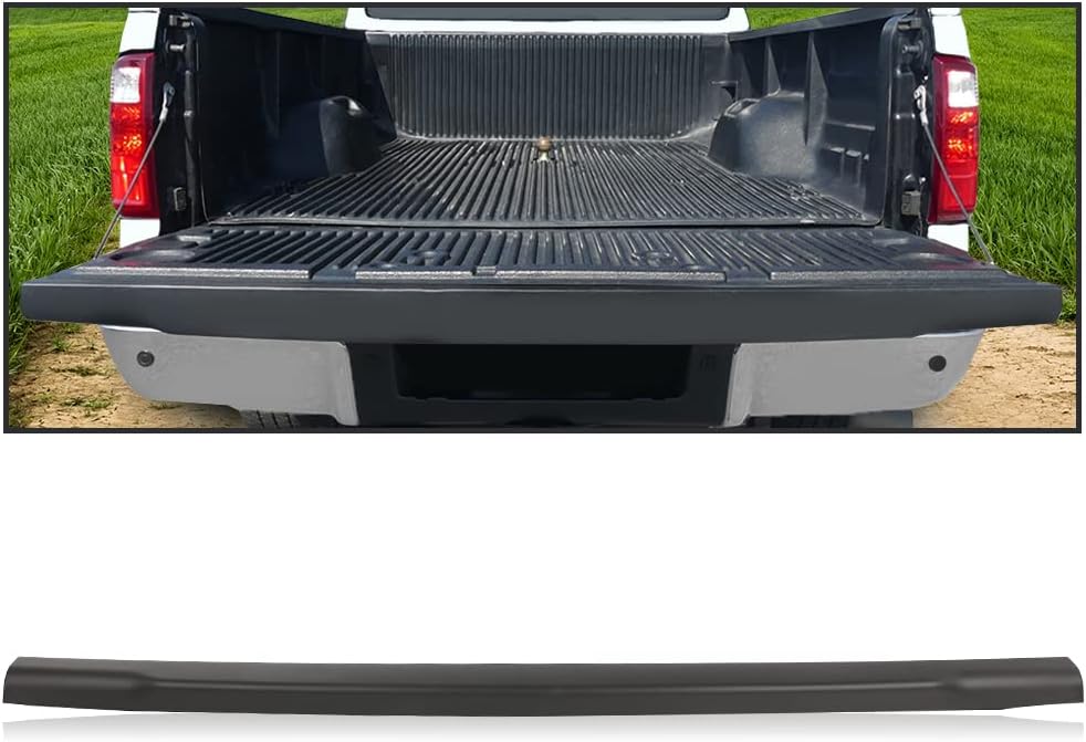 PIT66 Tailgate Moulding Cap, Compatible with 2008-2016 Ford F250 F350 F450 F550 Super Duty (NOT Fit Integrated Step Tailgate), Tailgate Protector Cover, FO1904104, BC3Z9940602B