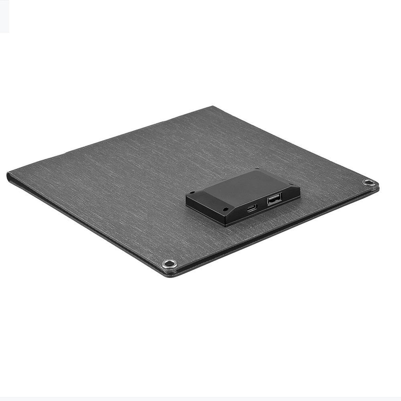 Cargador Solar de Baterías Resistente a Rayos UV, Protección contra | Cargador USB Plegable con Panel Solar Viajes Jardín Picnic Senderismo Escalada Ciclismo Pesca
