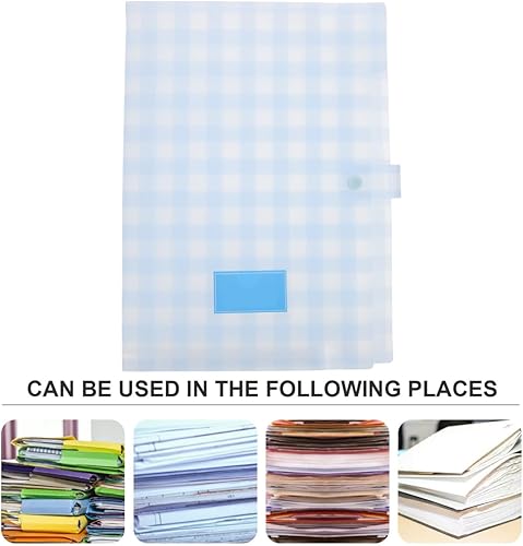 Miniatura 4 de Carpeta para archivos, azul, A6, A4, portátil, fácil de usar, organiza papel