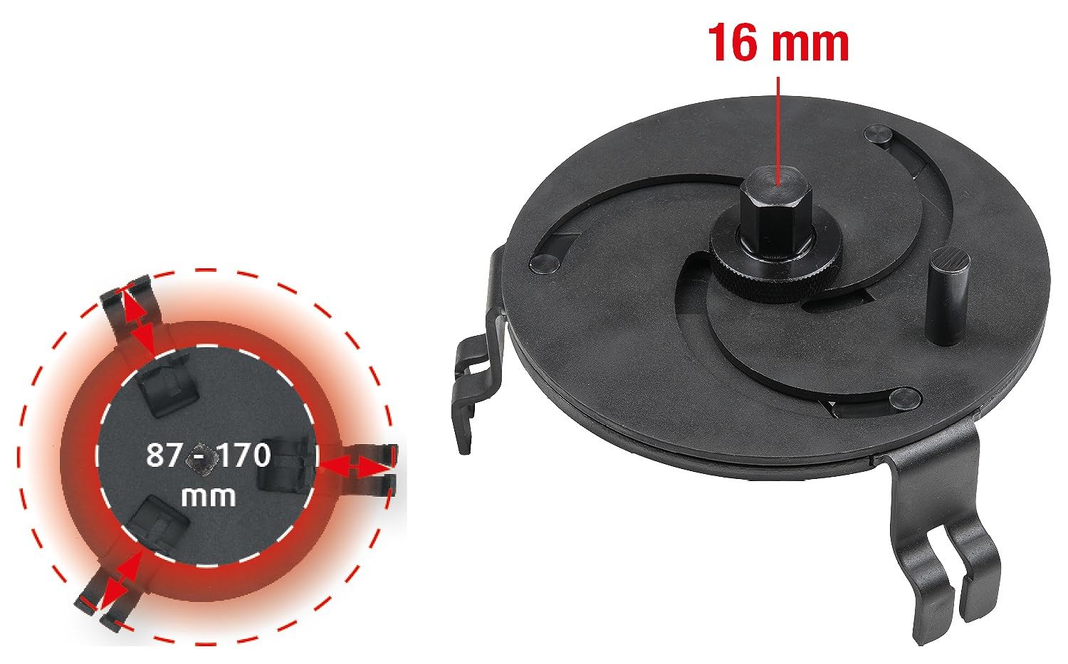 KS Tools 150.9388 3-Arm Universal-Tankgeberschlüssel