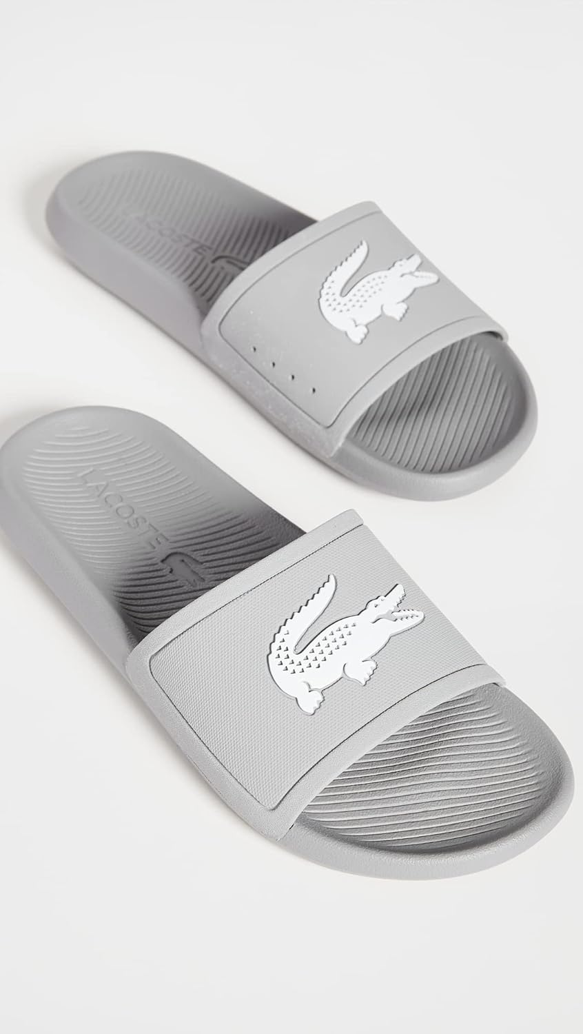 Lacoste - Brandclub - Lacoste Men's Croco Slide Sandals